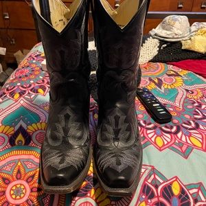 Black corral cowboy boots